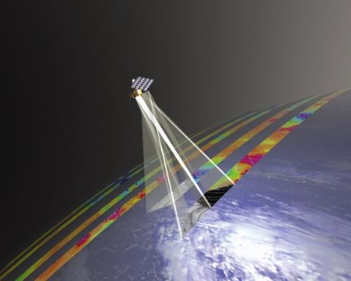 IASI on the MetOp-A satellite. Credits: ESA.